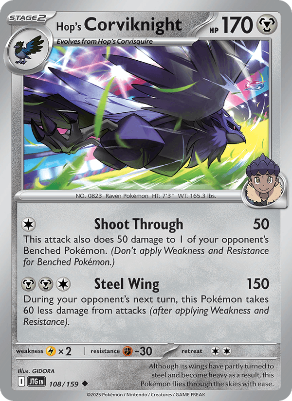 108/159 — Hop's Corviknight — Journey Together