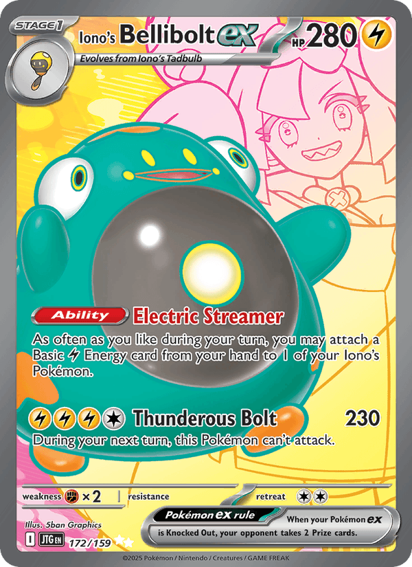 172/159 — Iono's Bellibolt ex — Journey Together