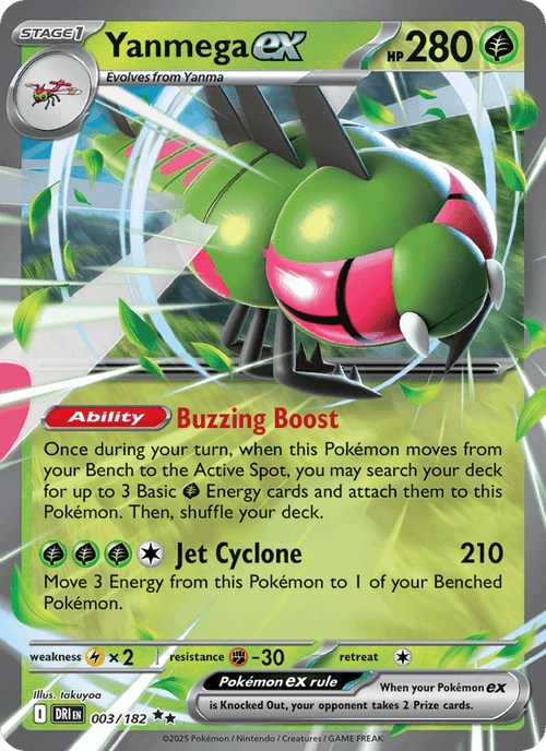 003/182 — Yanmega ex — Destined Rivals