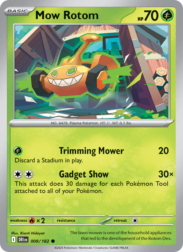 009/182 — Mow Rotom — Destined Rivals