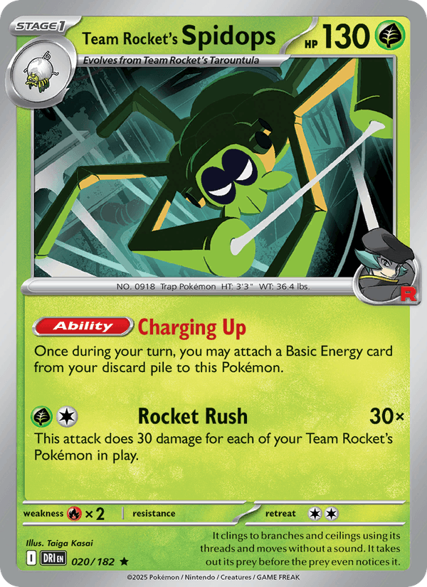 020/182 — Team Rocket's Spidops — Destined Rivals