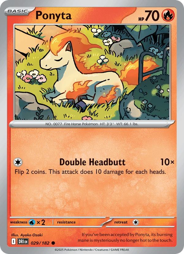 029/182 — Ponyta — Destined Rivals