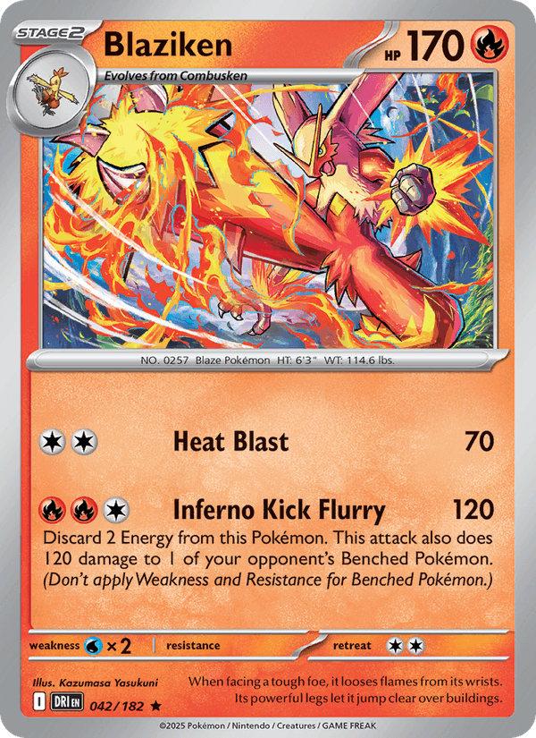 042/182 — Blaziken — Destined Rivals