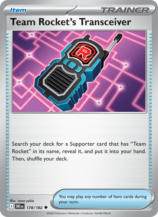 178/182 — Team Rocket's Transceiver — Destined Rivals