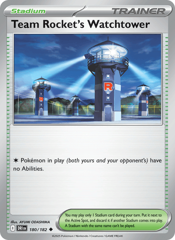 180/182 — Team Rocket's Watchtower — Destined Rivals