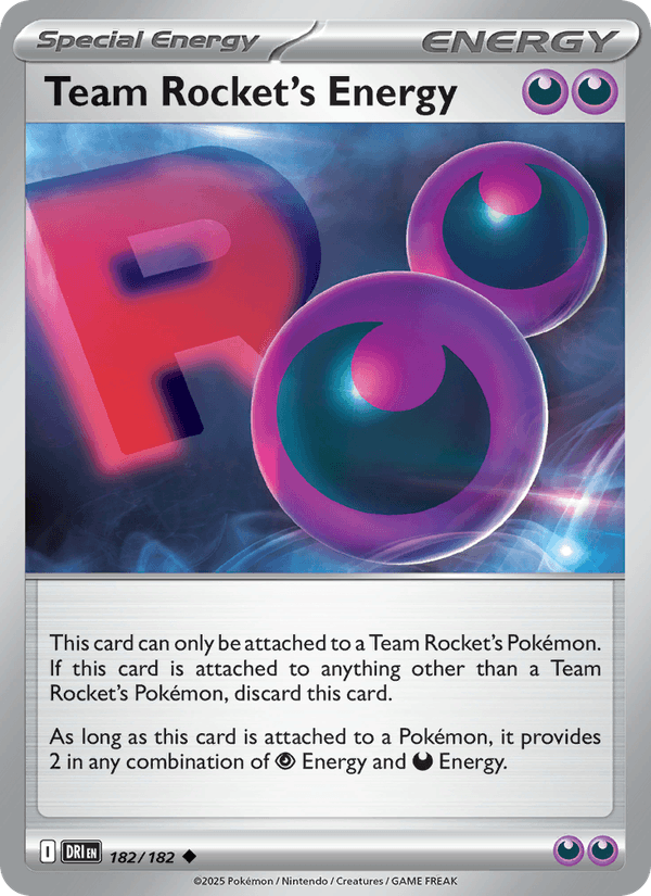 182/182 — Team Rocket's Energy — Destined Rivals