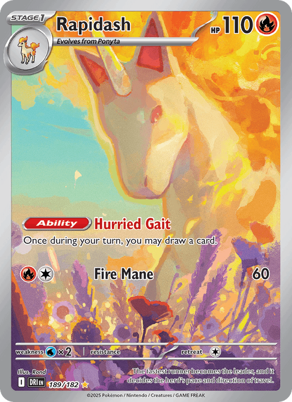 189/182 — Rapidash — Destined Rivals