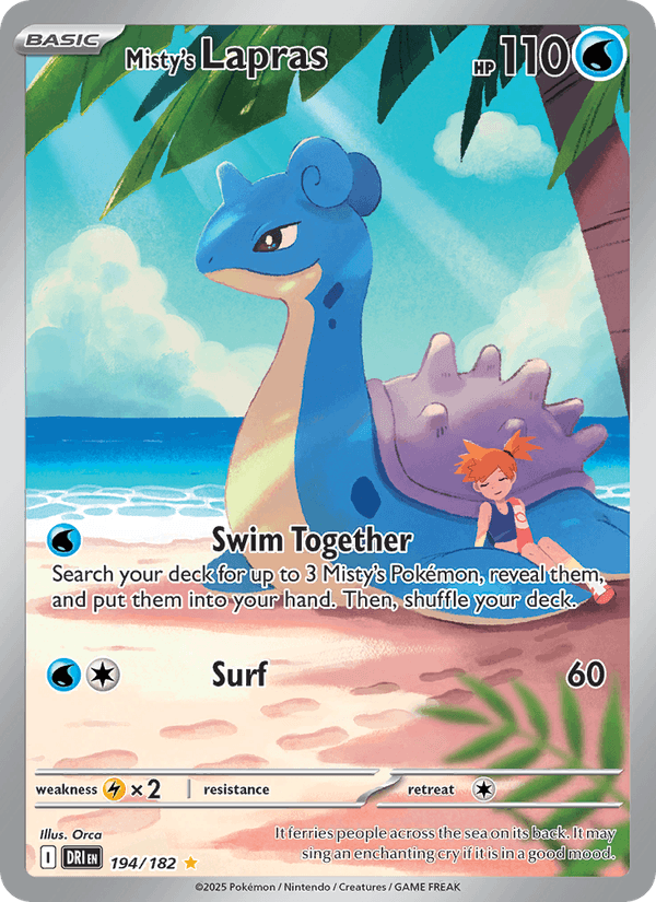 194/182 — Misty's Lapras — Destined Rivals