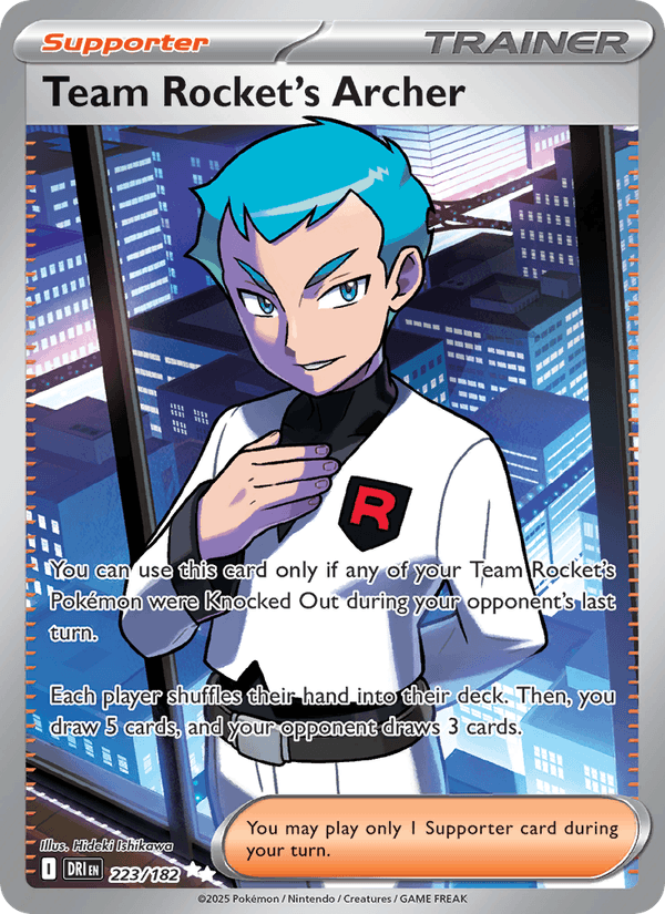 223/182 — Team Rocket's Archer — Destined Rivals