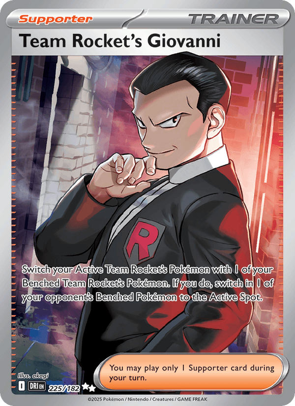 225/182 — Team Rocket's Giovanni — Destined Rivals