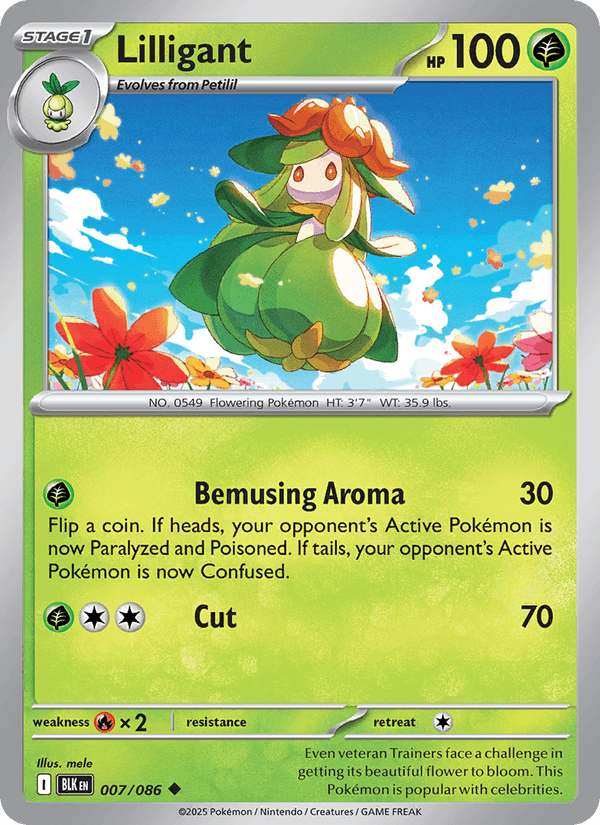 007/86 — Lilligant — Black Bolt
